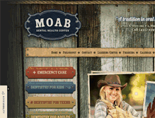 Tablet Screenshot of moabdental.com